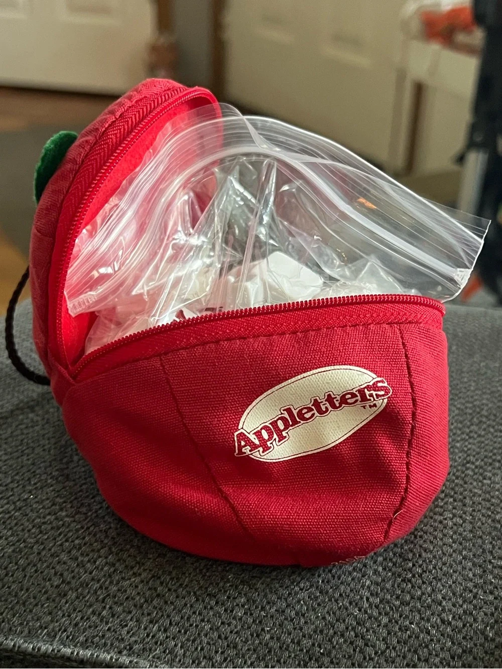Appletters Red Apple Pouch
